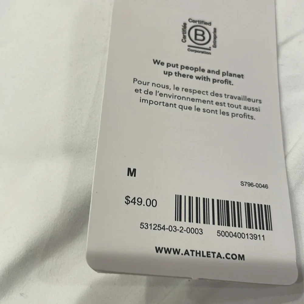 💕 Athleta A-C Solace Bra. Medium White
